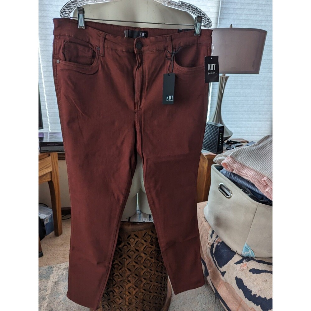NWT Kut From The Kloth Mia Fab Ab Toothpick Skinny Nutmeg Jeans Sz 16